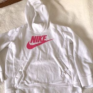 COPY - White Nike Hoodie girls medium youth